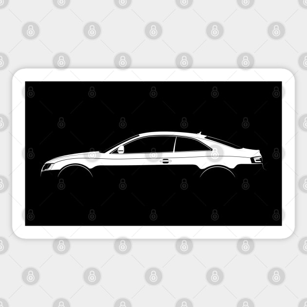 Audi A5 (8F) Silhouette Sticker by Car-Silhouettes